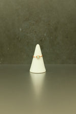 Lace Agate Copper Ring • Calm Clarity & Soft Structure – Size K
