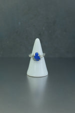 Lapis Lazuli Ring • Deep Blue Crystal – Size N