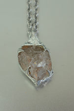 Herkimer Diamond Crystal Necklace • Clarity & Energy