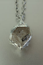 Herkimer Diamond Crystal Necklace • Clarity & Energy