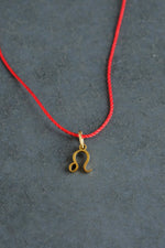 Horoscope Red String Necklace • Zodiac Sign Protection & Good Luck Amulet