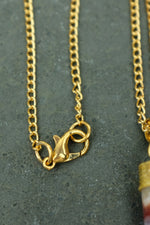 Gold Amethyst Necklace