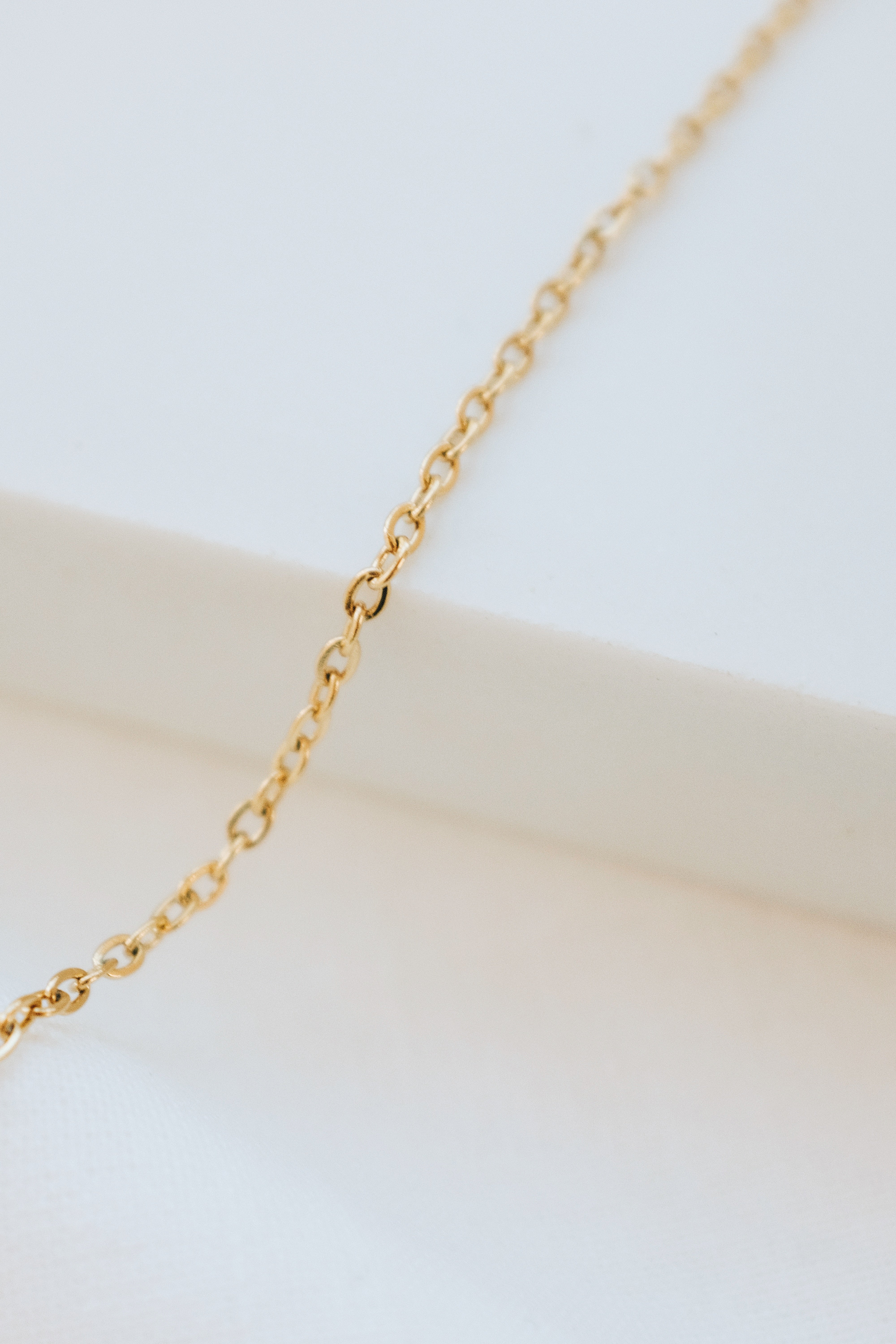 Gold Cable Chain Necklace