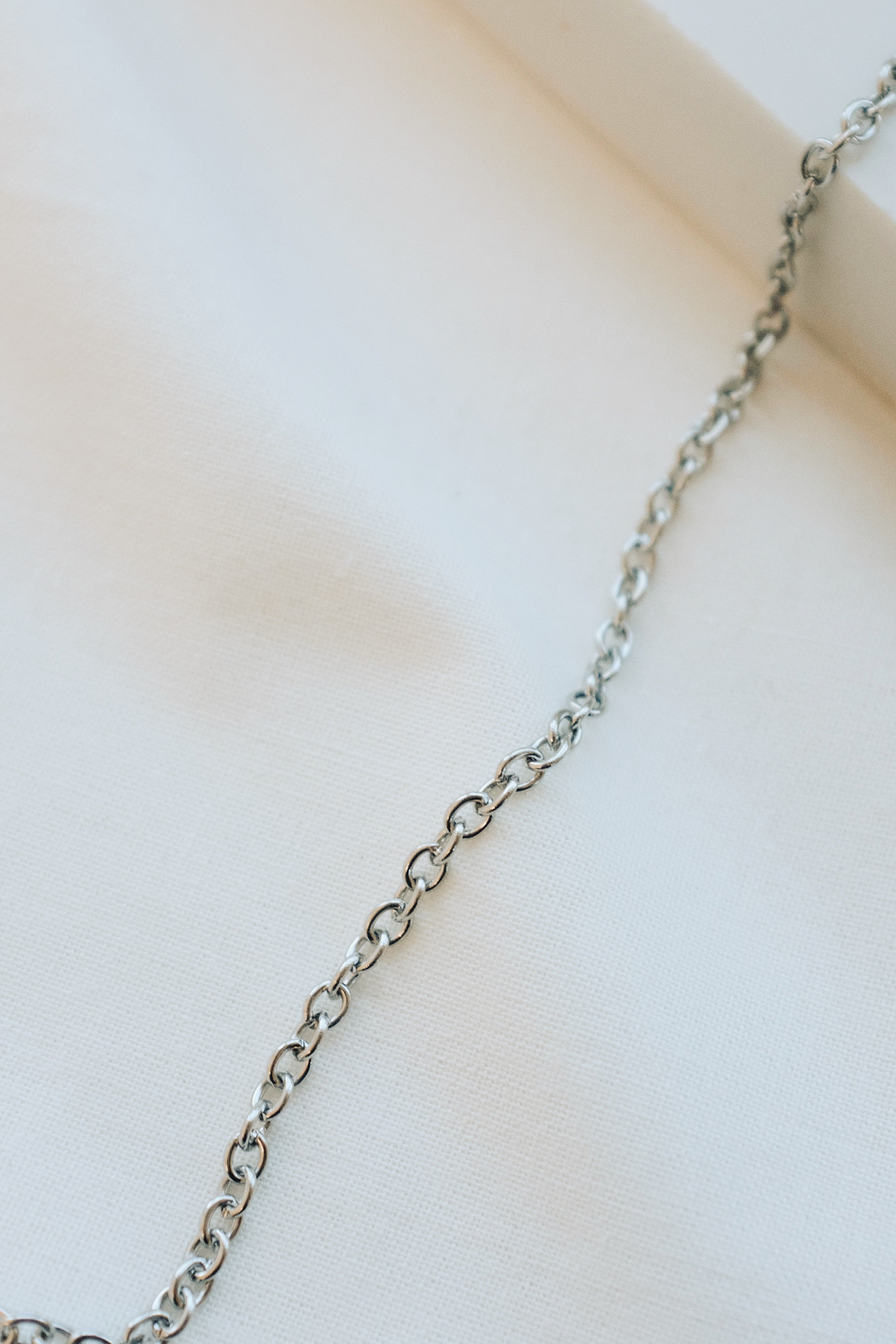 Silver Cable Chain Necklace