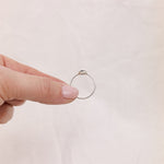 Amethyst Silver Ring - Size R