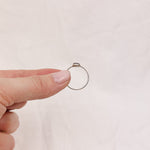 Amethyst Silver Ring - Size R