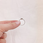 Black Golden Tourmaline Silver Ring - Size M