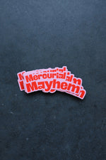 Mercurial Mayhem Sticker • Bold Graphic Vinyl Decal for Laptop, Water Bottle & Journal