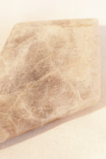 Moonstone Crescent Kite Crystal with Stand • Intuition, Emotional Balance & New Beginnings