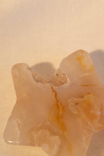 Grounding heart‑root chakra crystal in star form