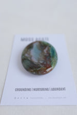 Ethical grounding crystal for mindfulness carry