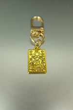 The Star Gold Tarot Card Bag Charm • Clip-On Hope