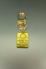 La Luna Gold Tarot Card Bag Charm • Clip-On Intuition Amulet
