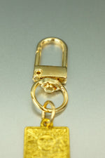 The Sun Gold Tarot Card Bag Charm • Clip-On Joy & Clarity Amulet
