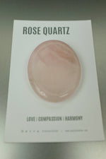 Rose Quartz Thumb Stone • Self‑Love, Emotional Healing & Anxiety Relief Crystal