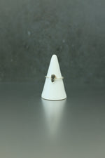 Rutilated Quartz Silver Ring - Size R