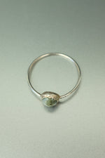 Labradorite Silver Ring - Size R 1/2
