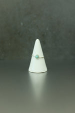Turquoise Silver Ring - Size R