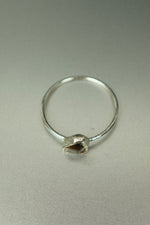 Tigers Eye Silver Ring - Size Q 1/2