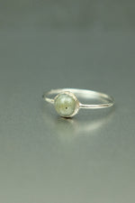 Labradorite Silver Ring - Size Q