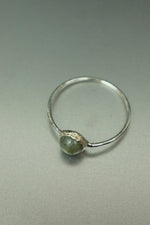 Labradorite Silver Ring - Size Q