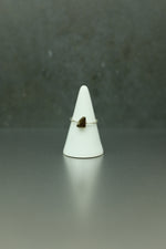 Tigers Eye Silver Ring - Size P 1/2