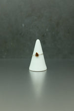 Tigers Eye Silver Ring - Size P