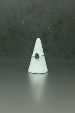 Labradorite Silver Ring - Size O 1/2