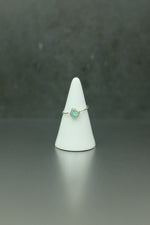 Turquoise Silver Ring - Size N