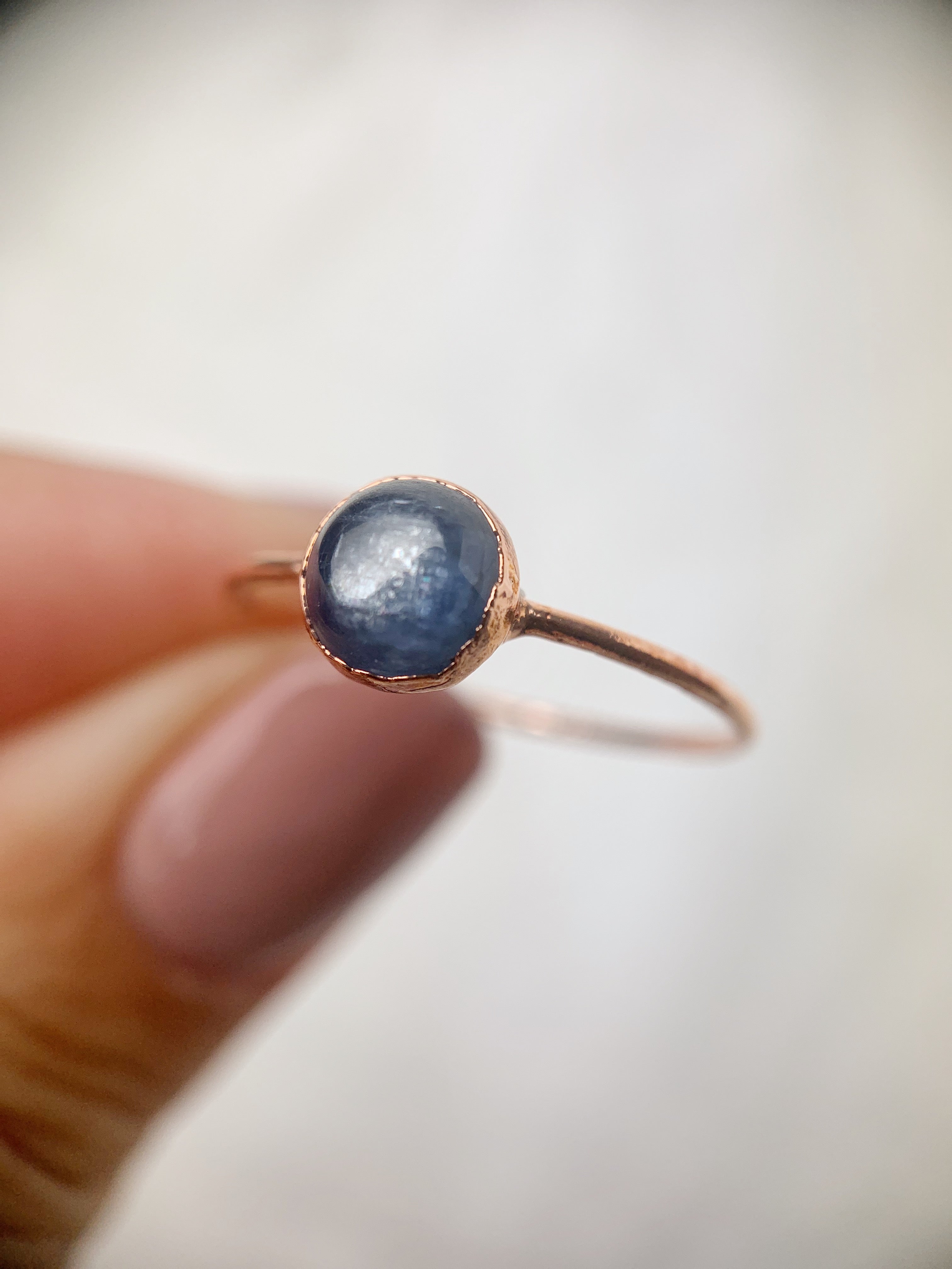 Round Kyanite Ring