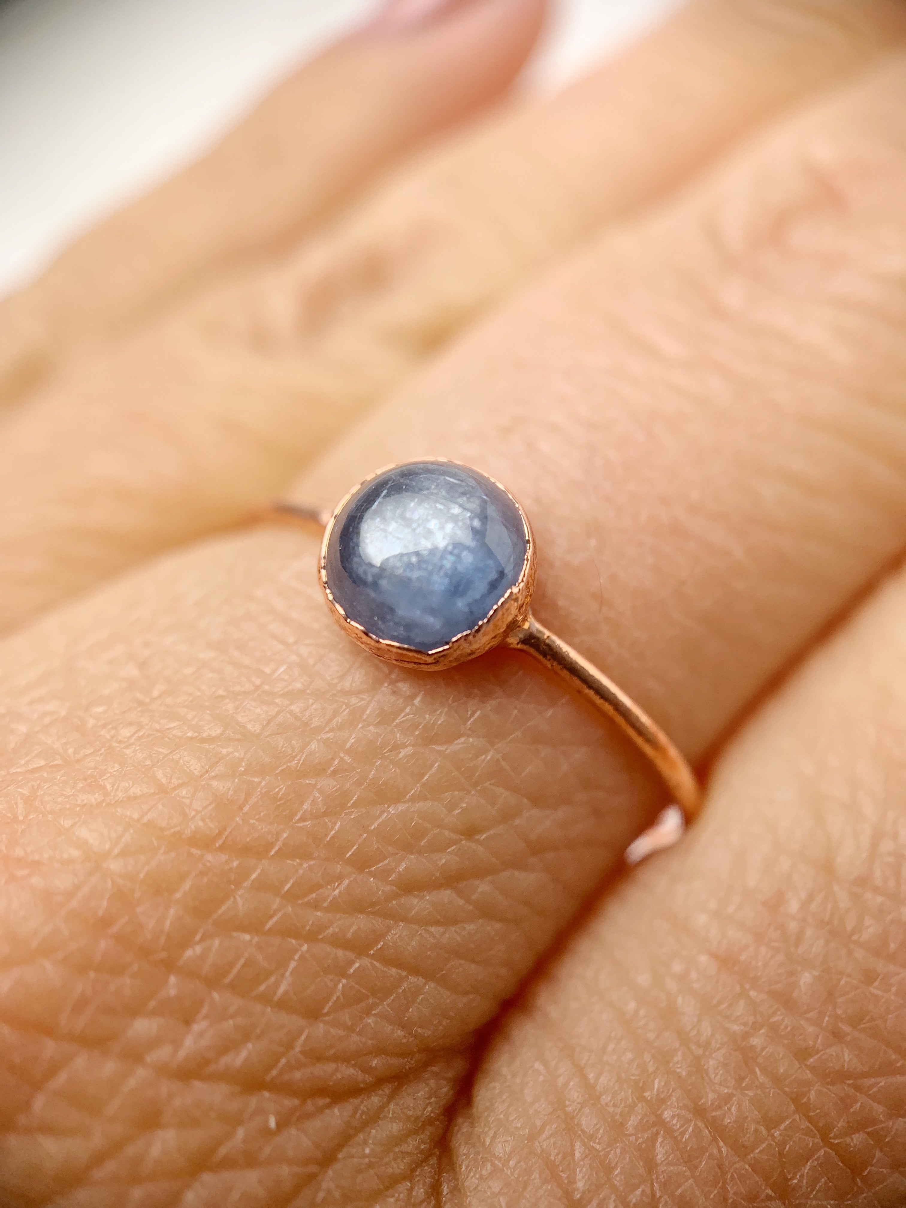 Round Kyanite Ring