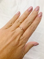 Round Moonstone Ring