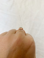 Triangle Citrine Ring