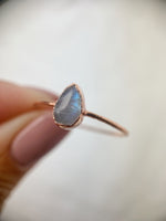 Pear Moonstone Ring