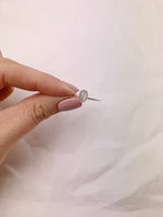Silver Oval Moonstone Ring