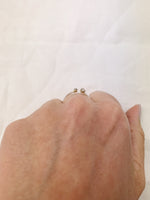 Silver Open Herkimer Diamond Ring
