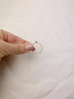 Silver Pear Lapis Ring