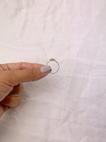 Silver Triple Tourmaline Ring