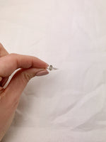 Silver Vertical Herkimer Diamond Ring