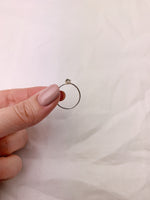 Silver Vertical Herkimer Diamond Ring