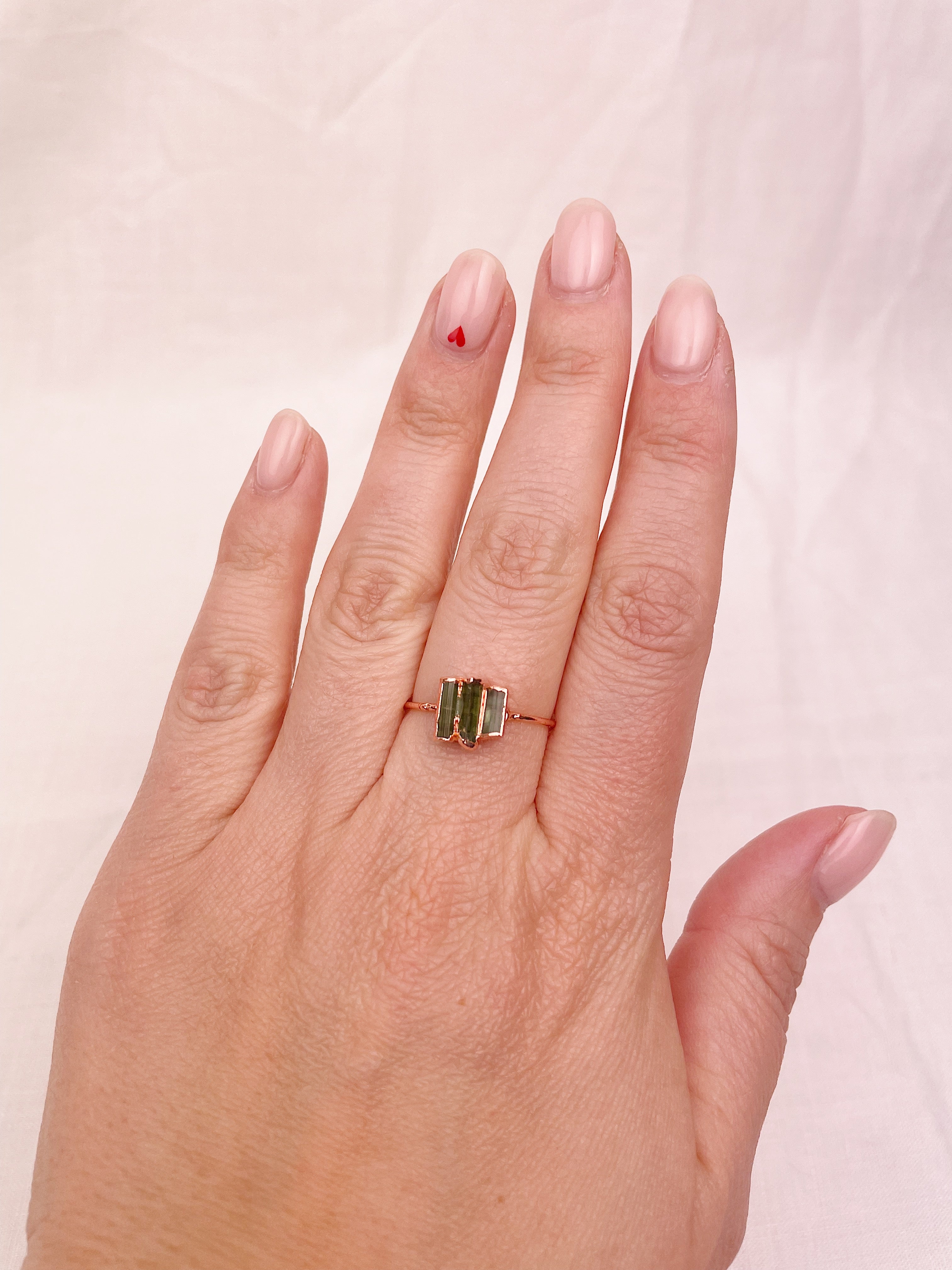 Triple Tourmaline Ring