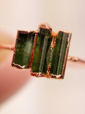 Triple Tourmaline Ring