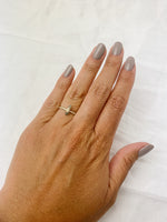 Silver Green Tourmaline Ring